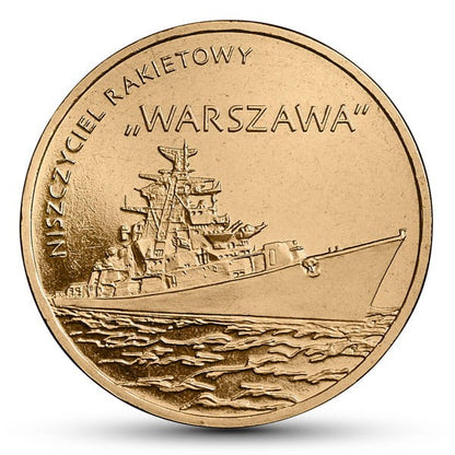 2 zł / 2013 r. - Niszczyciel Rakietowy „Warszawa”