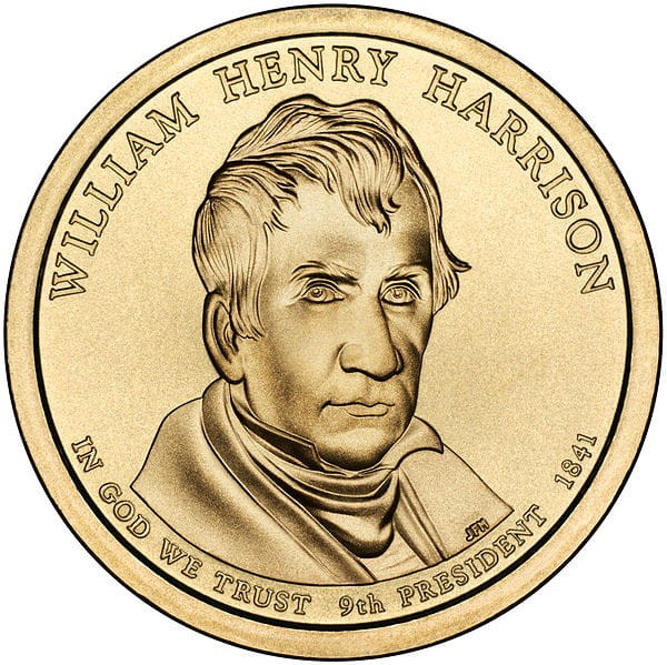 Prezydenci USA - 1$ / 2009 r. - William Henry Harrison (nr 9)