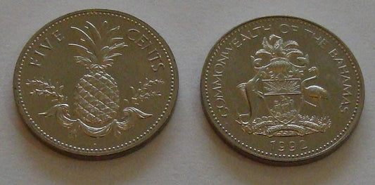 BAHAMA  5 Centów / 1992 r.