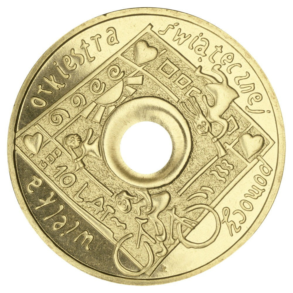 2 zł / 2003 r. -10 lat Wielkiej Orkiestry Świątecznej Pomocy