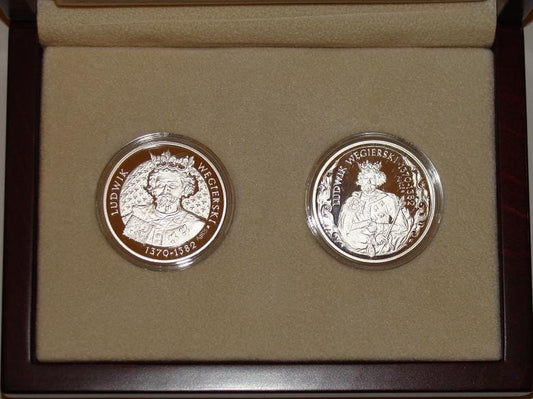 Zestaw: LUDWIK WĘGIERSKI  - srebro