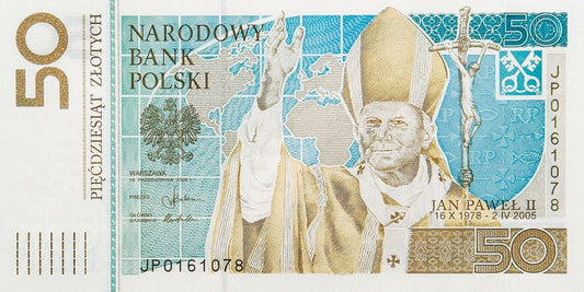Banknot 50 zł / 2006 r. - Jan Paweł II