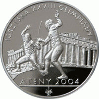 10 zł / 2004 r. -  Olimpiada – Ateny 2004