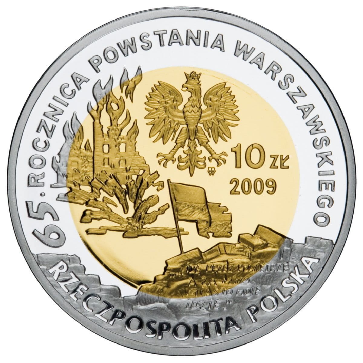 10 zł / 2009 r. -  Powstanie Warszawskie - Tadeusz Gajcy