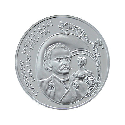 10 zł / 2003 r. -  Stanisław Leszczyński (popiersie)