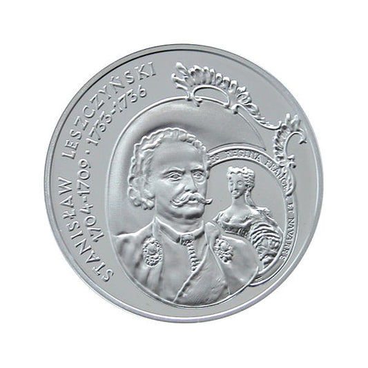 10 zł / 2003 r. -  Stanisław Leszczyński (popiersie)