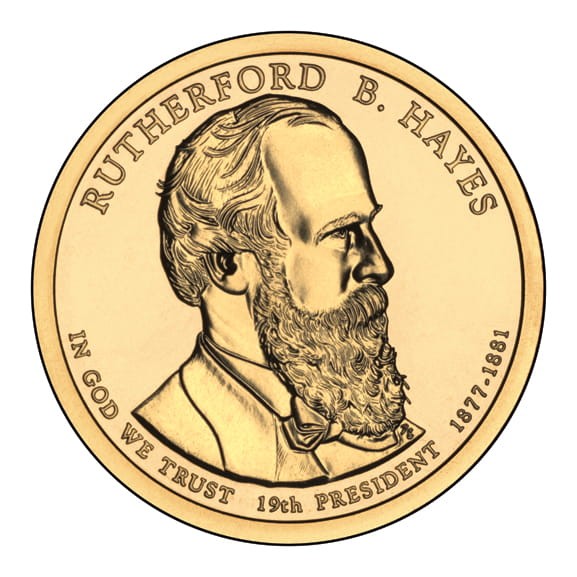 Prezydenci USA - 1$ / 2011 r. - Rutherford Hayes  (nr 19)