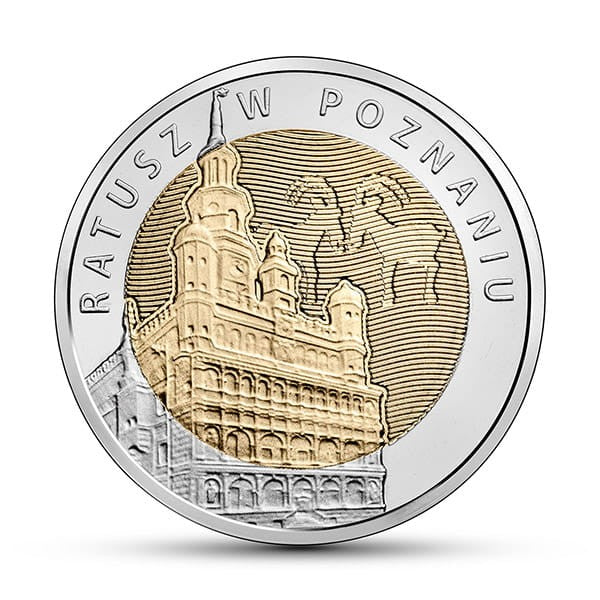 POLSKA 5 zł / 2015 r. - Ratusz w Poznaniu