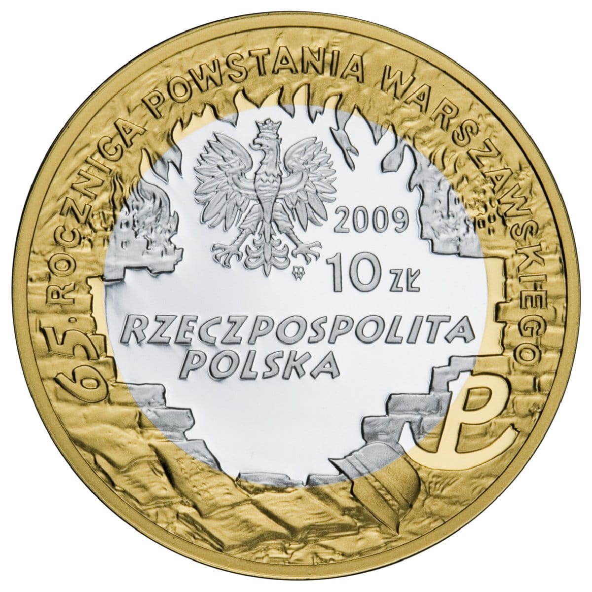 10 zł / 2009 r. -  Powstanie Warszawskie –  Krzysztof Kamil Baczyński