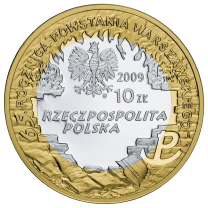 10 zł / 2009 r. -  Powstanie Warszawskie –  Krzysztof Kamil Baczyński
