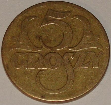 POLSKA 5 Groszy / 1923 r.