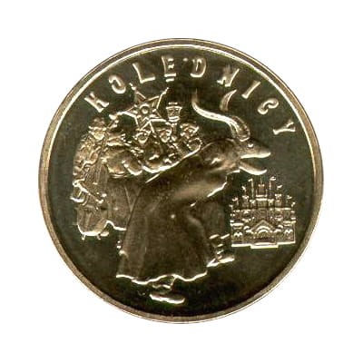 2 zł / 2001 r. - Kolędnicy