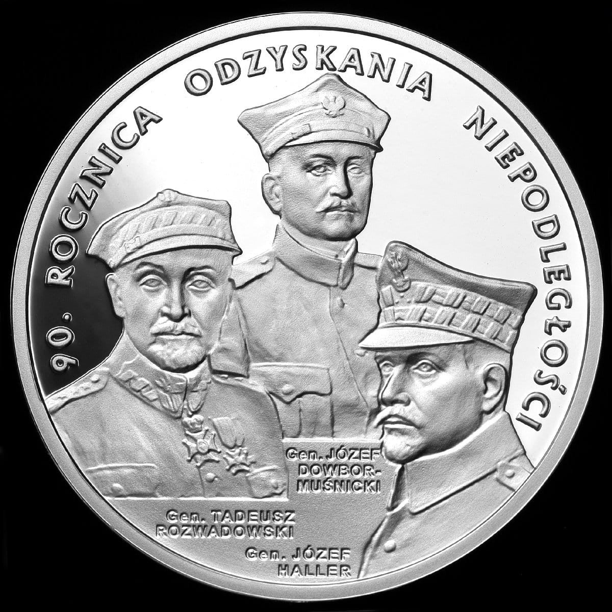 20 zł / 2008 r. - 90. rocznica Odzyskania Niepodległości