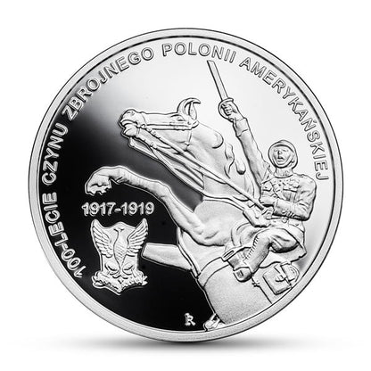 10 zł / 2018 r. -   100-lecie czynu zbrojnego Polonii amerykańskiej