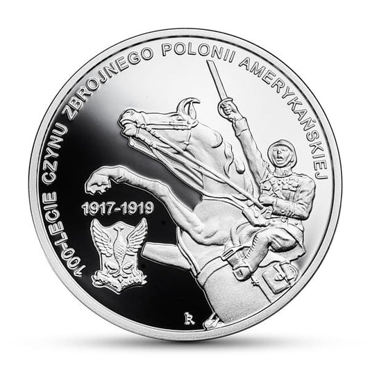 10 zł / 2018 r. -   100-lecie czynu zbrojnego Polonii amerykańskiej