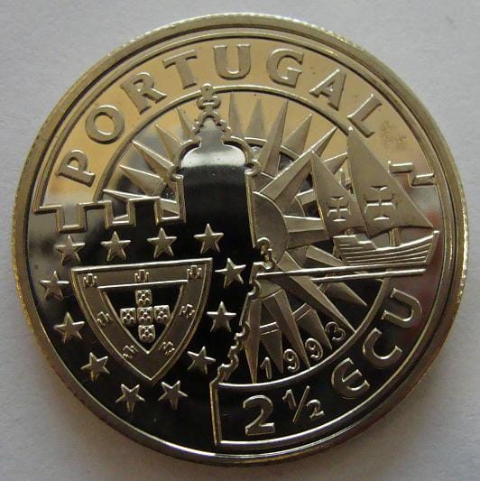 Portugalia  2,5  ECU / 1993 r.