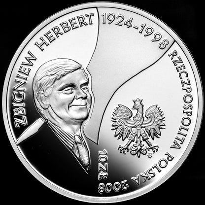 10 zł / 2008 r. -  Zbigniew Herbert