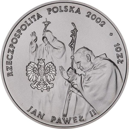 10 zł / 2002 r. -  Jan Paweł II - PONTIFEX MAXIMUS