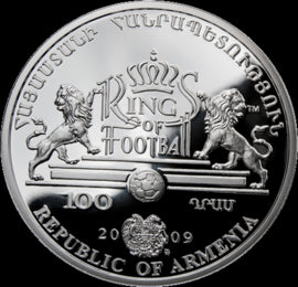 ARMENIA 100 dram / 2009 r. -  Królowie futbolu: Beckenbauer