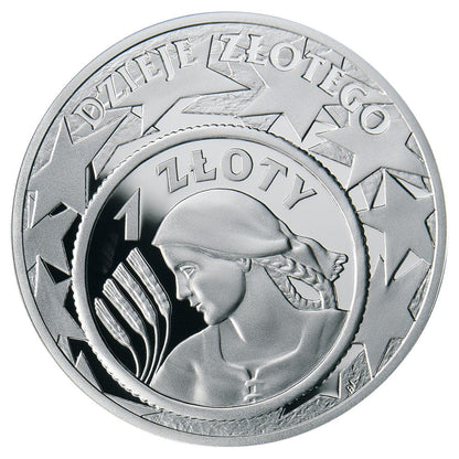 10 zł / 2004 r. -  Dzieje złotego: Dziewczyna z warkoczem