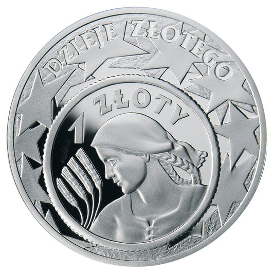 10 zł / 2004 r. -  Dzieje złotego: Dziewczyna z warkoczem