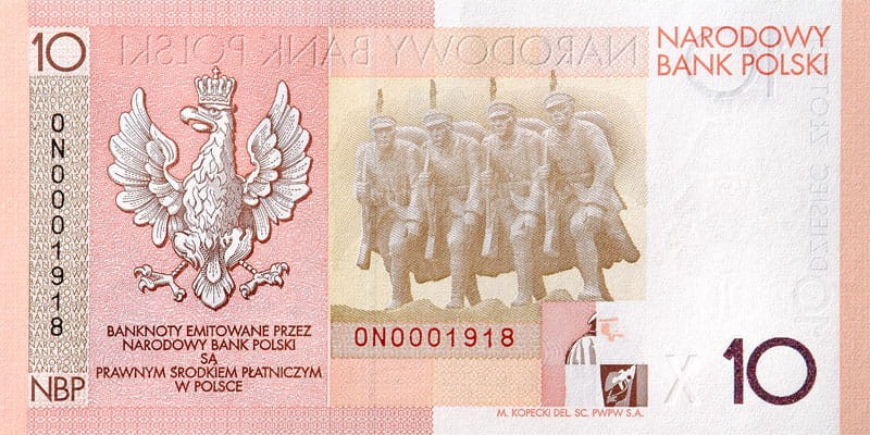 Banknot 10 zł / 2008 r. - 90. rocznica Odzyskania Niepodległości