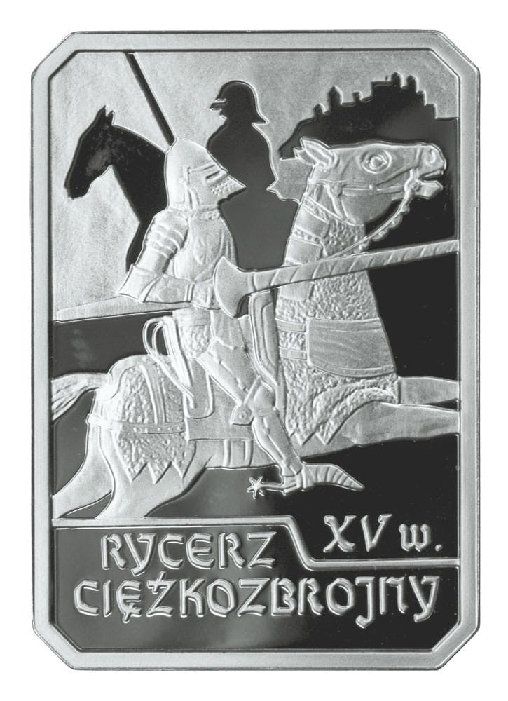 10 zł / 2007 r. -  Rycerz Ciężkozbrojny XV wiek