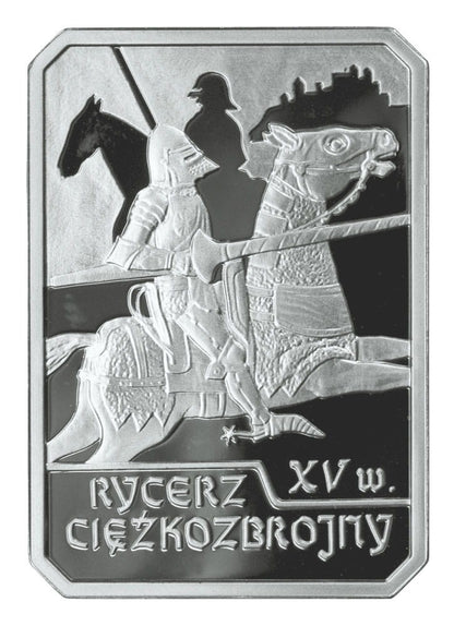 10 zł / 2007 r. -  Rycerz Ciężkozbrojny XV wiek