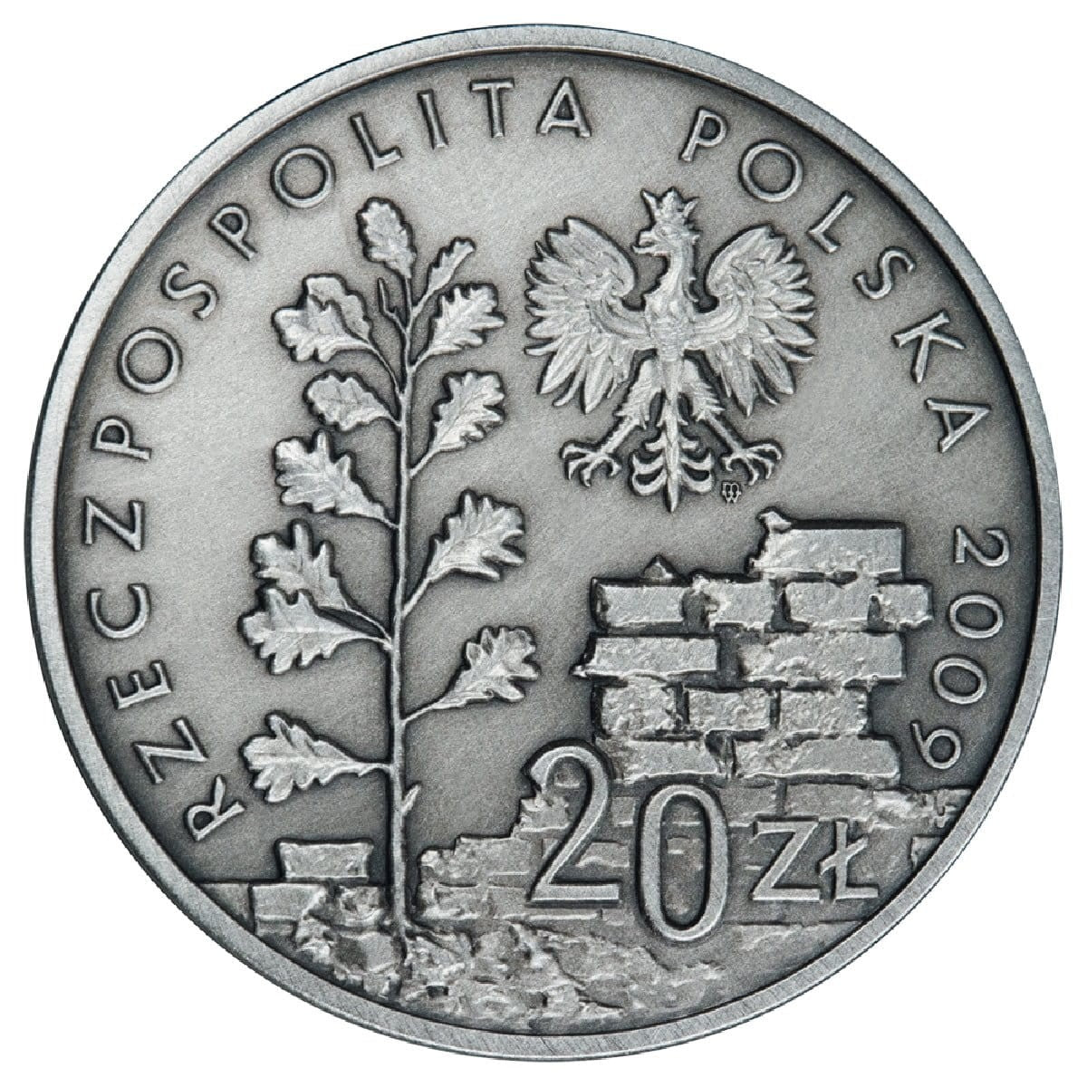 20 zł / 2009 r. - 65. rocznica likwidacji getta w Łodzi