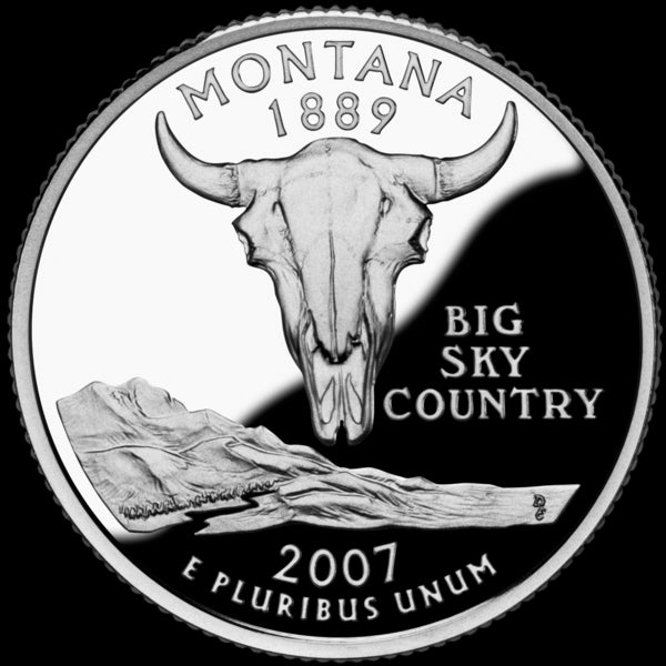 USA:  25 Centów / 2007 r. - Montana (nr 41)