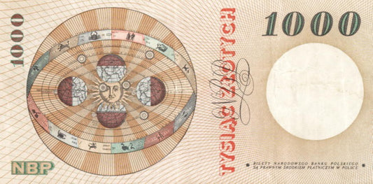 POLSKA  Banknot 1.000 zł / 1965 r. X - seria H