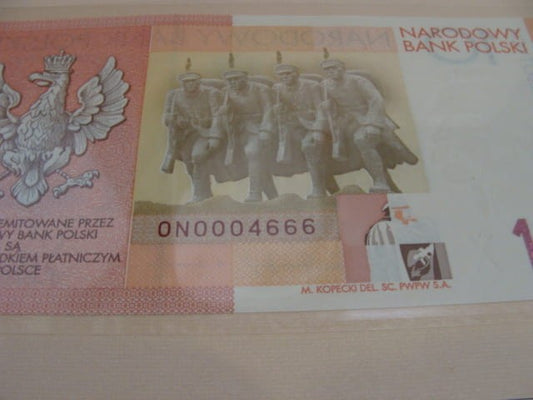 CIEKAWY nr serii  10 zł / 2008 r. - 90. rocznica Odzyskania Niepodległości  - ON 0004666