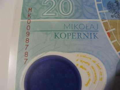 Ciekawy nr serii  20 zł / 2023 r. - Mikołaj Kopernik - 0098787
