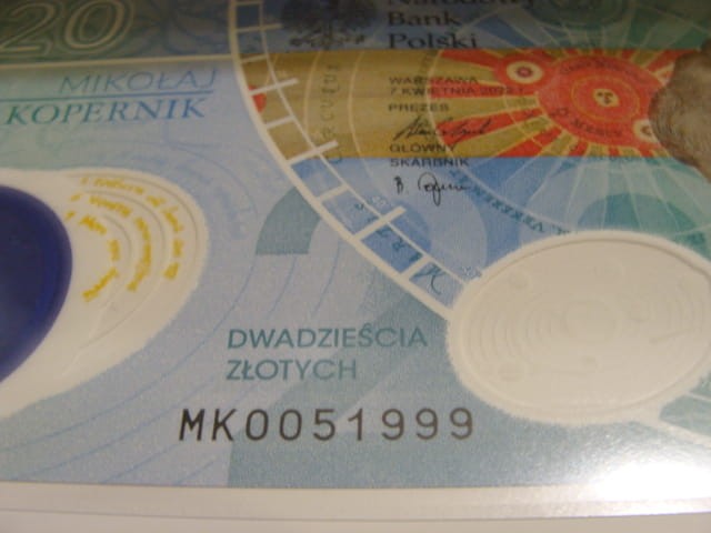 (1999r.)   20 zł / 2023 r. - Mikołaj Kopernik