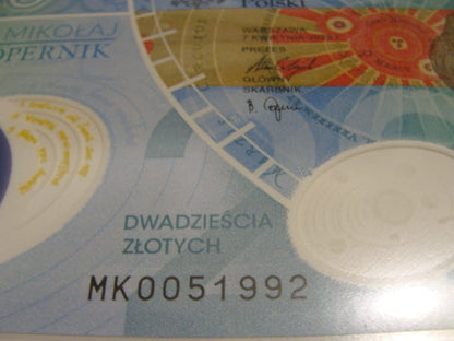 (1992r.)   20 zł / 2023 r. - Mikołaj Kopernik