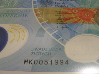 (1994r.)   20 zł / 2023 r. - Mikołaj Kopernik