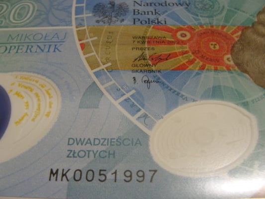 (1997r.)   20 zł / 2023 r. - Mikołaj Kopernik