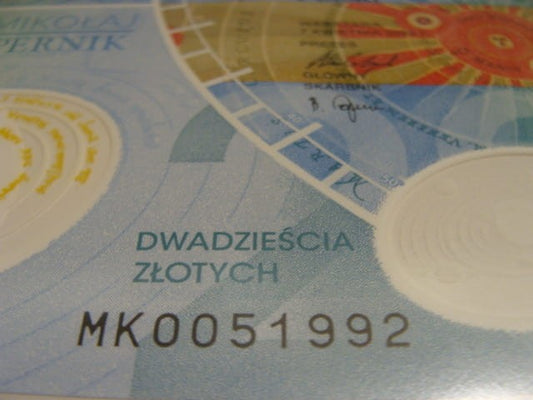 (1992r.)   20 zł / 2023 r. - Mikołaj Kopernik