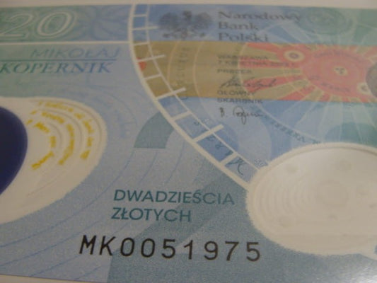 (1975r.)   20 zł / 2023 r. - Mikołaj Kopernik