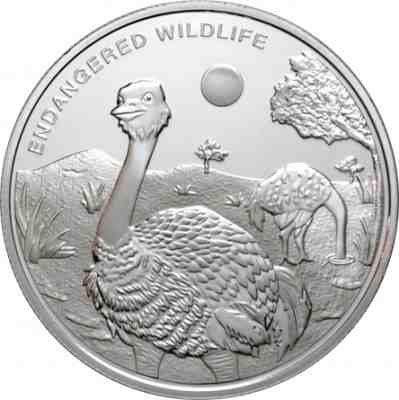 KONGO 10 franków / 2009 - Struś