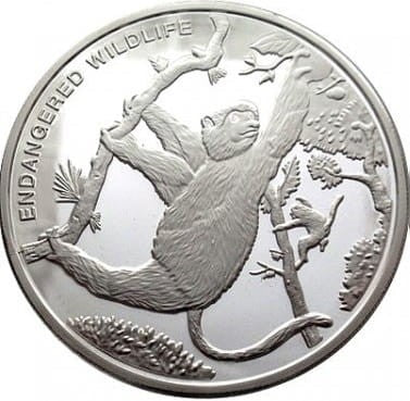 KONGO 10 franków / 2010 - Leniwiec