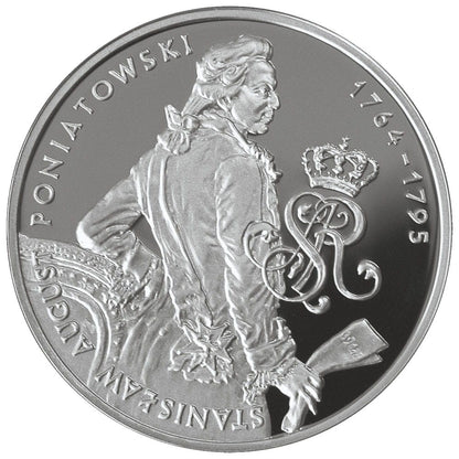 10 zł / 2005 r. - Stanisław August Poniatowski - półpostać