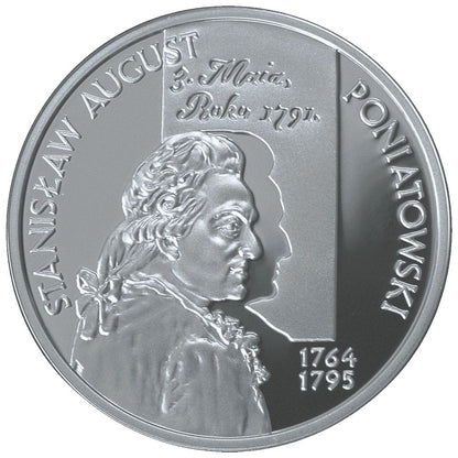 10 zł / 2005 r. - Stanisław August Poniatowski - popiersie