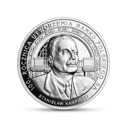 10 zł / 2024 r. - 100. rocznica utworzenia Banku Polskiego SA