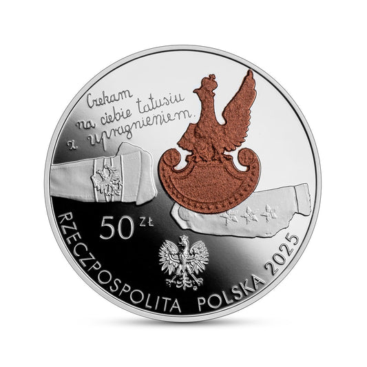 50 zł / 2025 r. -  85. rocznica zbrodni katyńskiej