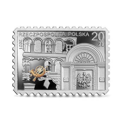20 zł / 2021 r. - Obrona Poczty Polskiej w Gdańsku