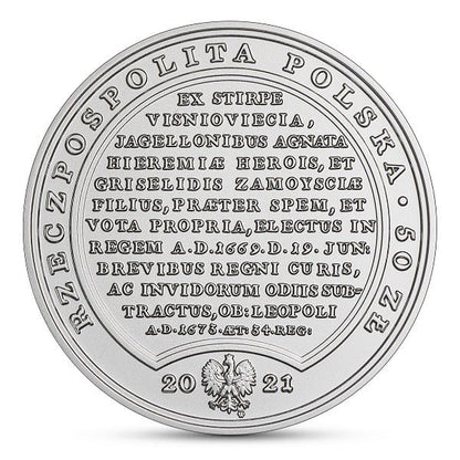 50 zł / 2021 r. -  Michał Korybut Wiśniowiecki