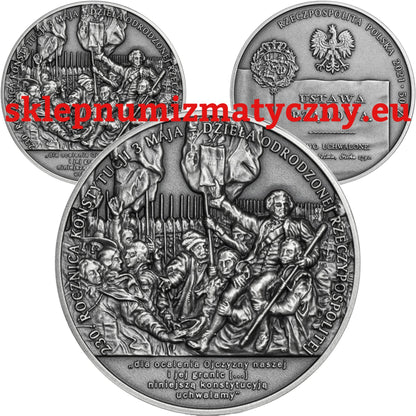 PAKIET: 3 szt.  50 zł / 2021 r. -  230. rocznica Konstytucji 3 Maja