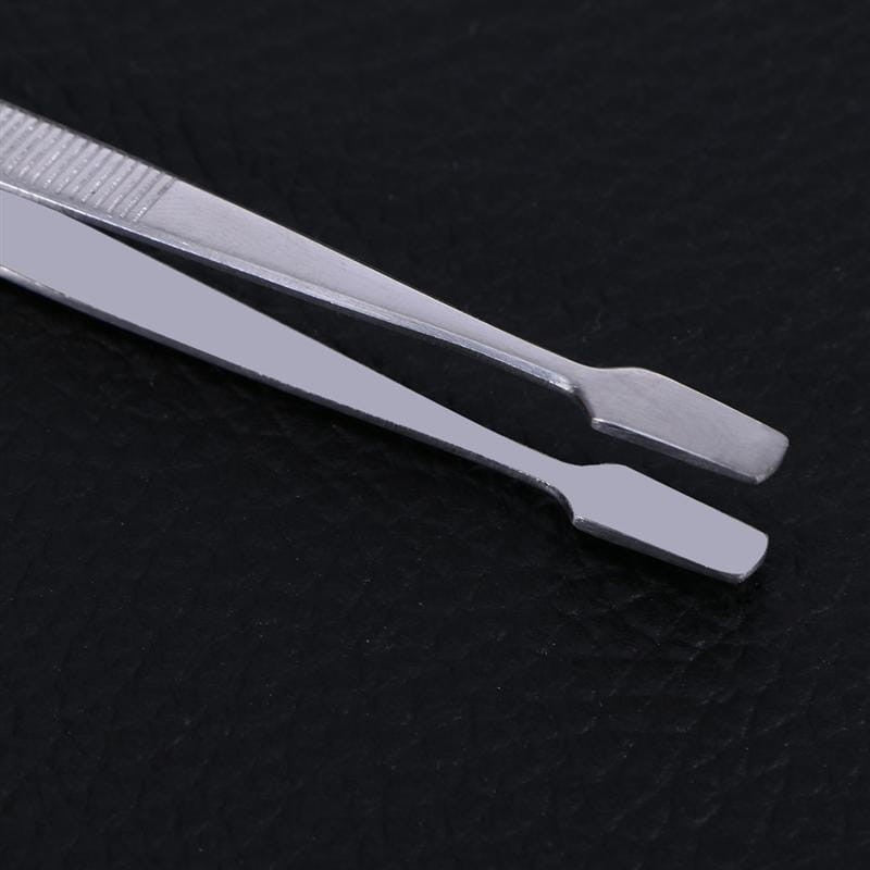 Pęseta płaska do znaczków, banknotów - 114 mm