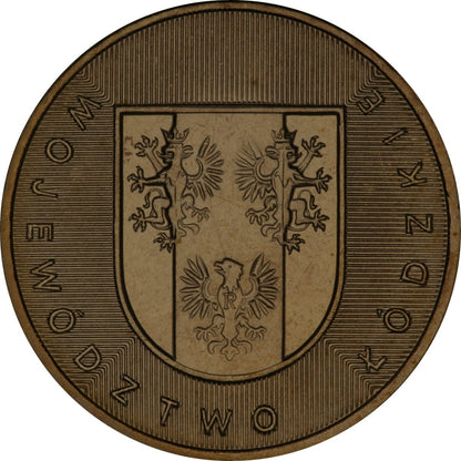 2 zł / 2004 r. - Herby Województw: Łódzkie